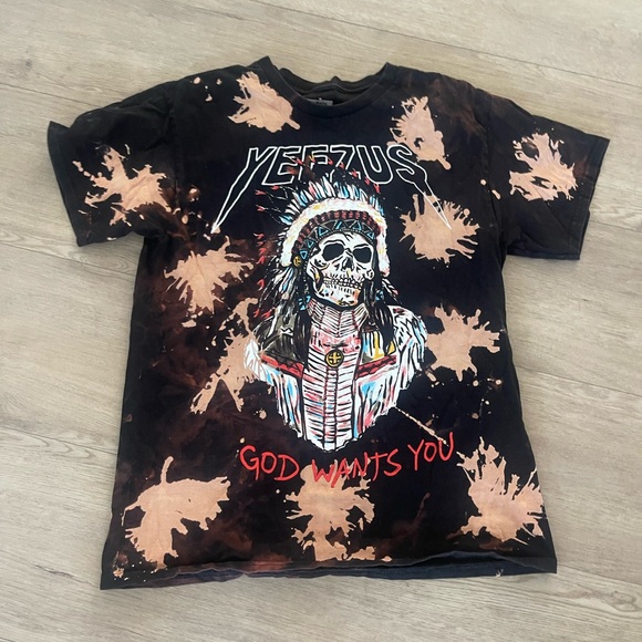 Yeezy Other - Yeezus‎ Kayne West God Wants You Acid Wash T Shirt Tee